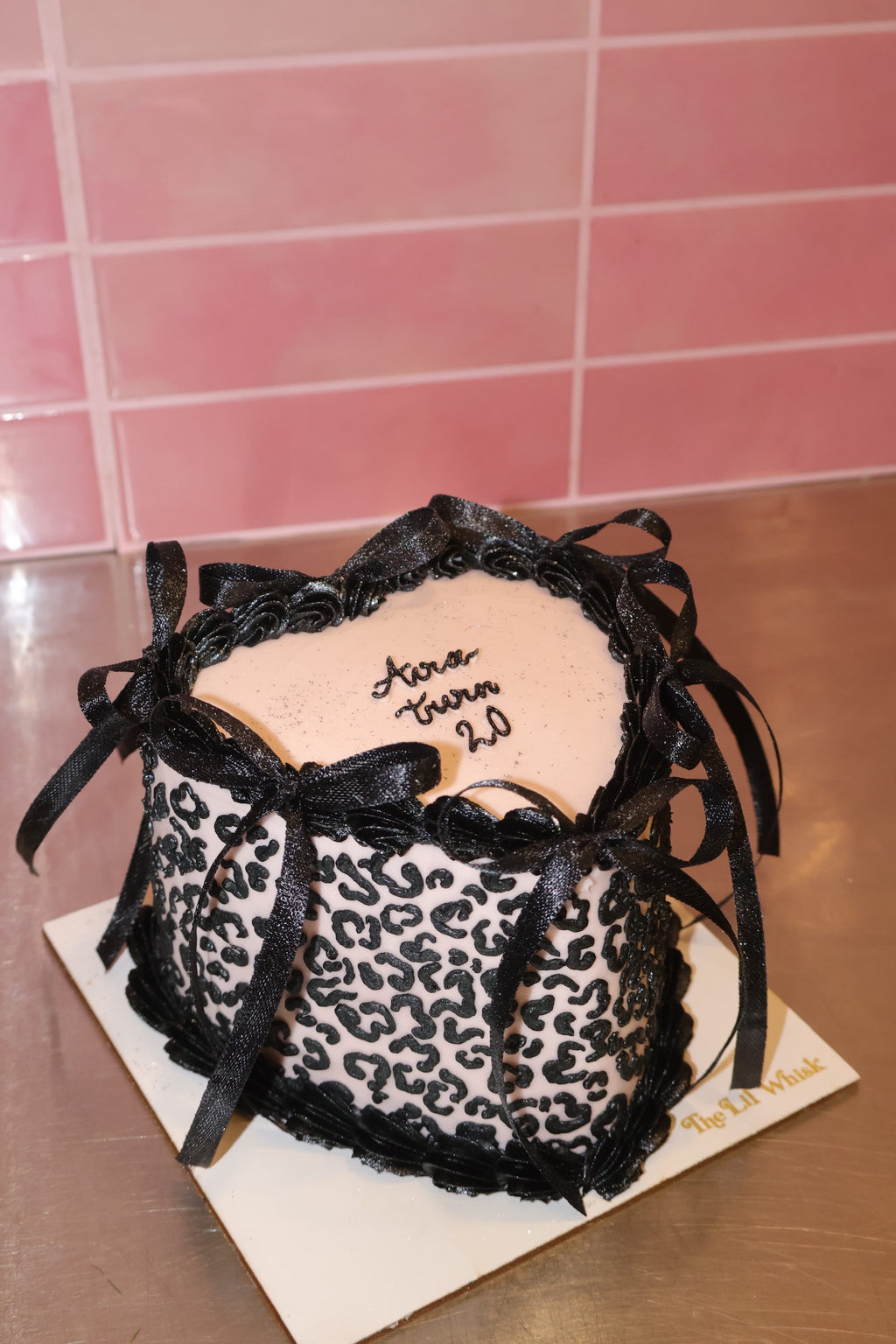 Leopard Coquette Cake