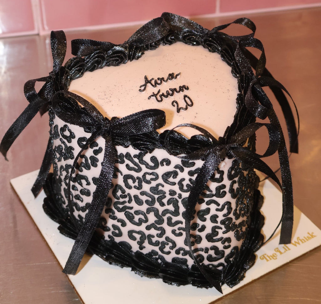 Leopard Coquette Cake