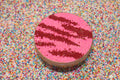 Pink Zebra Dot Cake