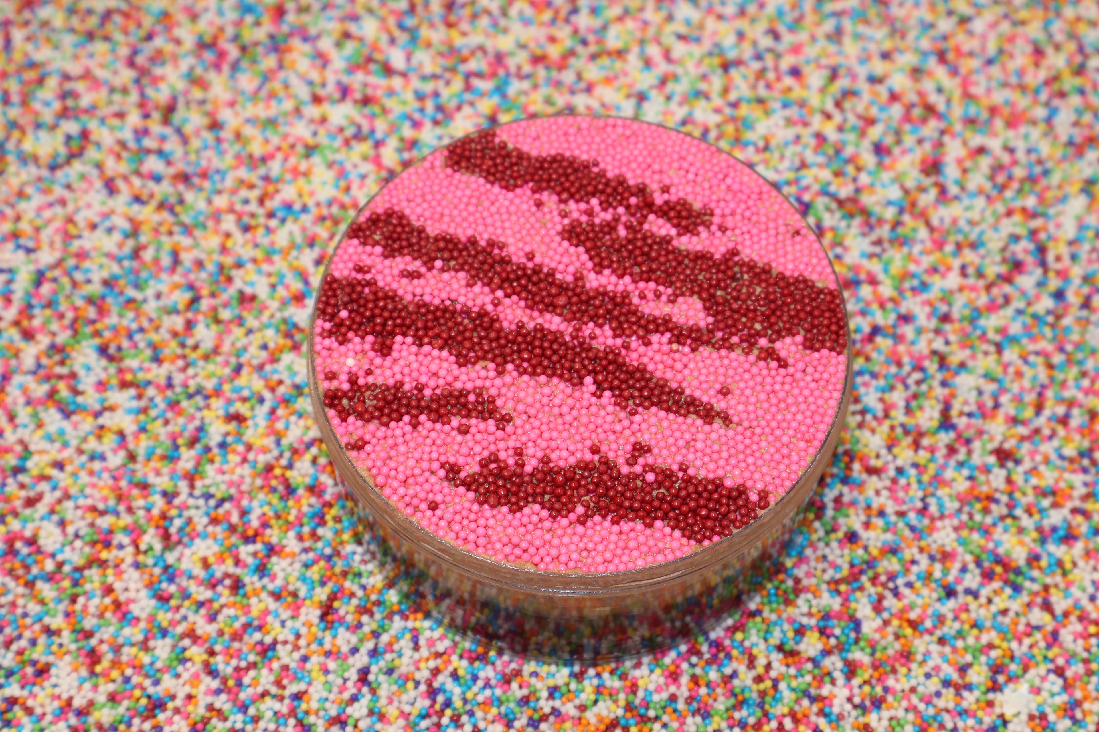 Pink Zebra Dot Cake