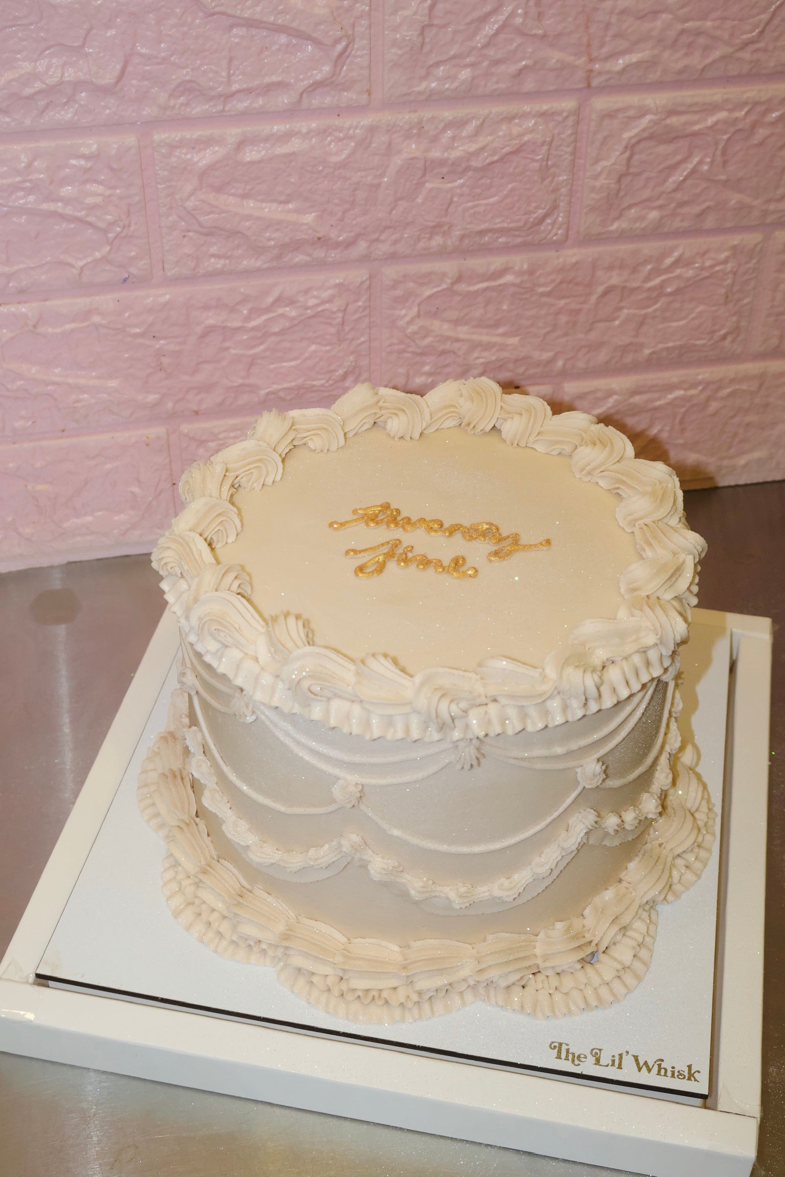 Vintage Chantilly Cake