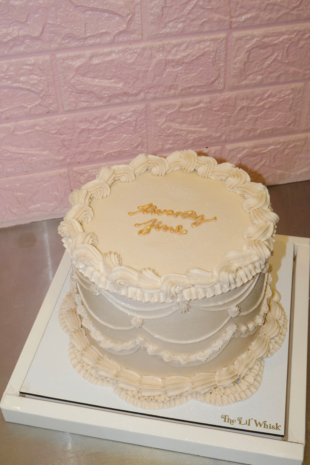 Vintage Chantilly Cake