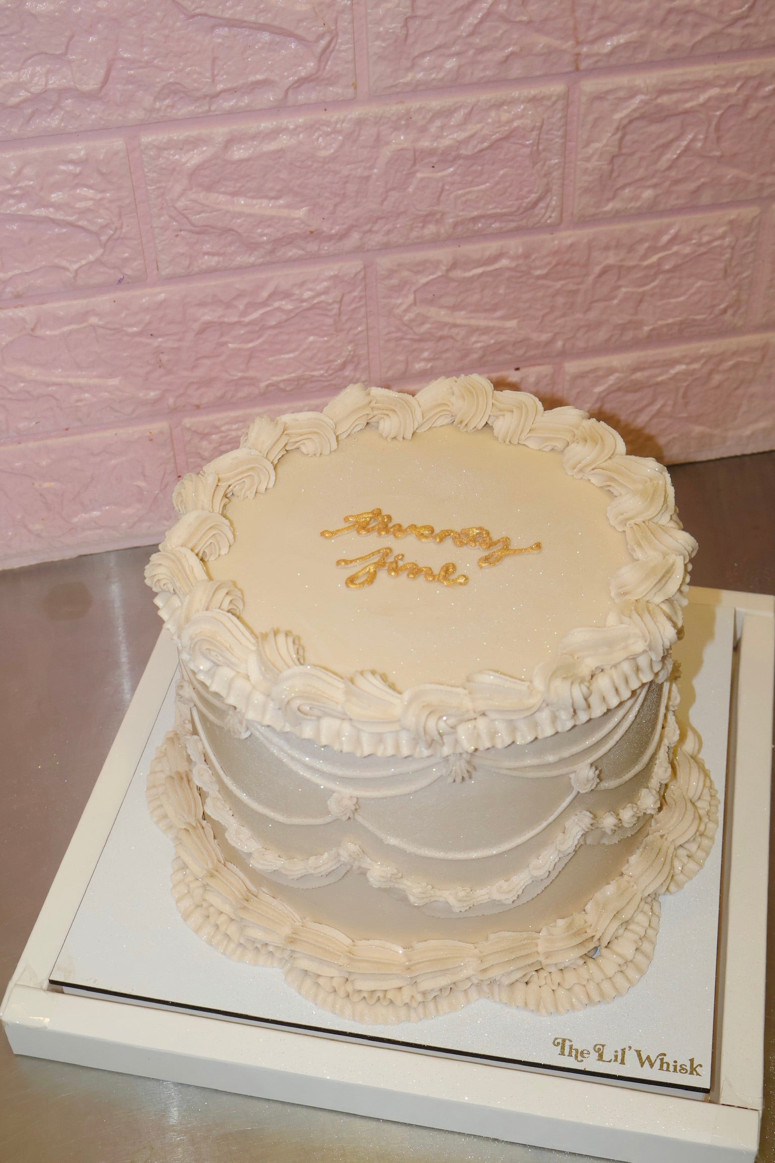 Vintage Chantilly Cake