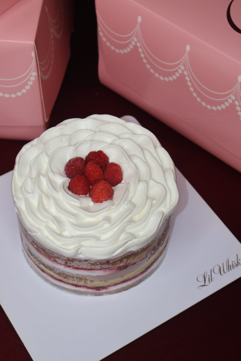Pistachio Raspberry Cake