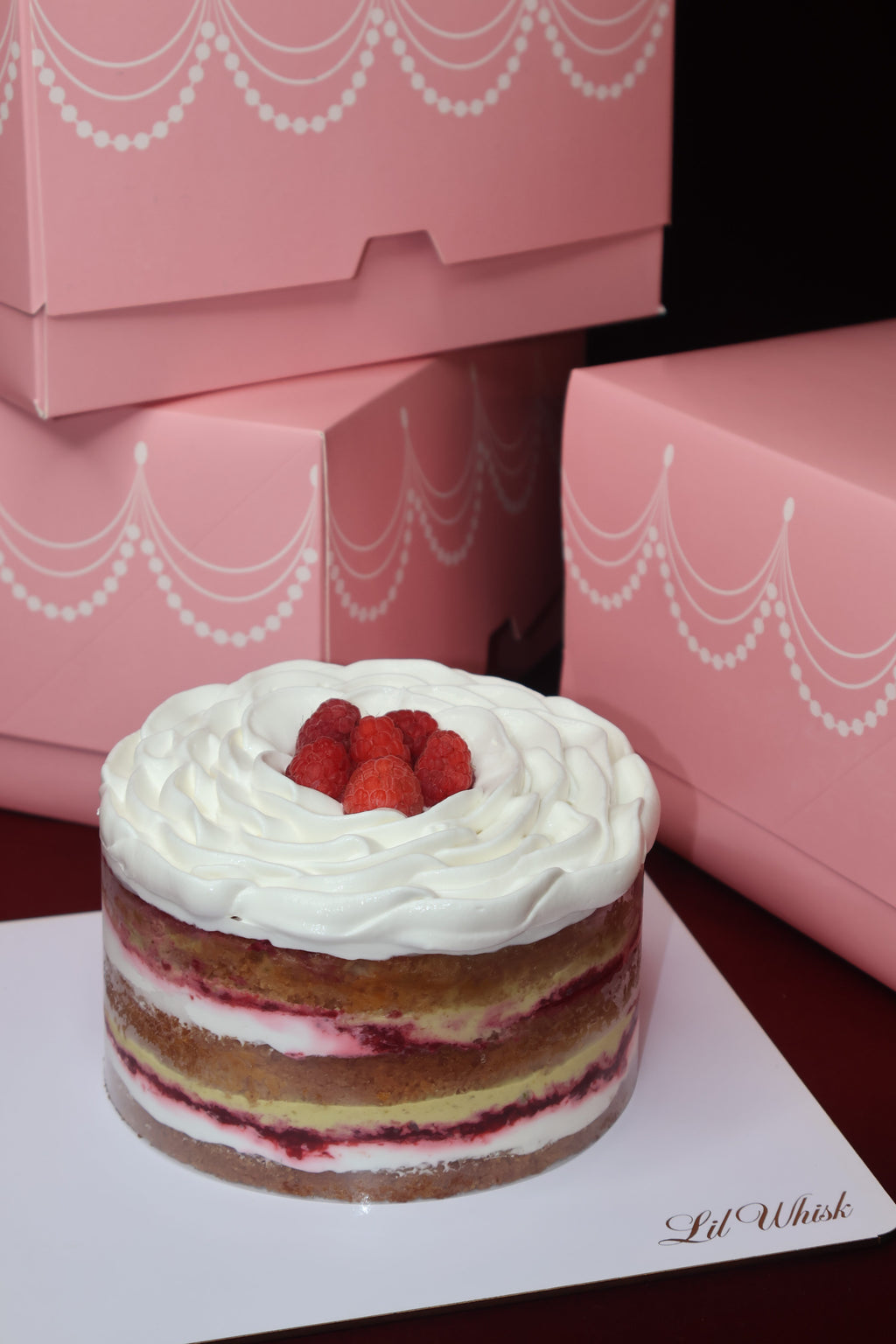 Pistachio Raspberry Cake