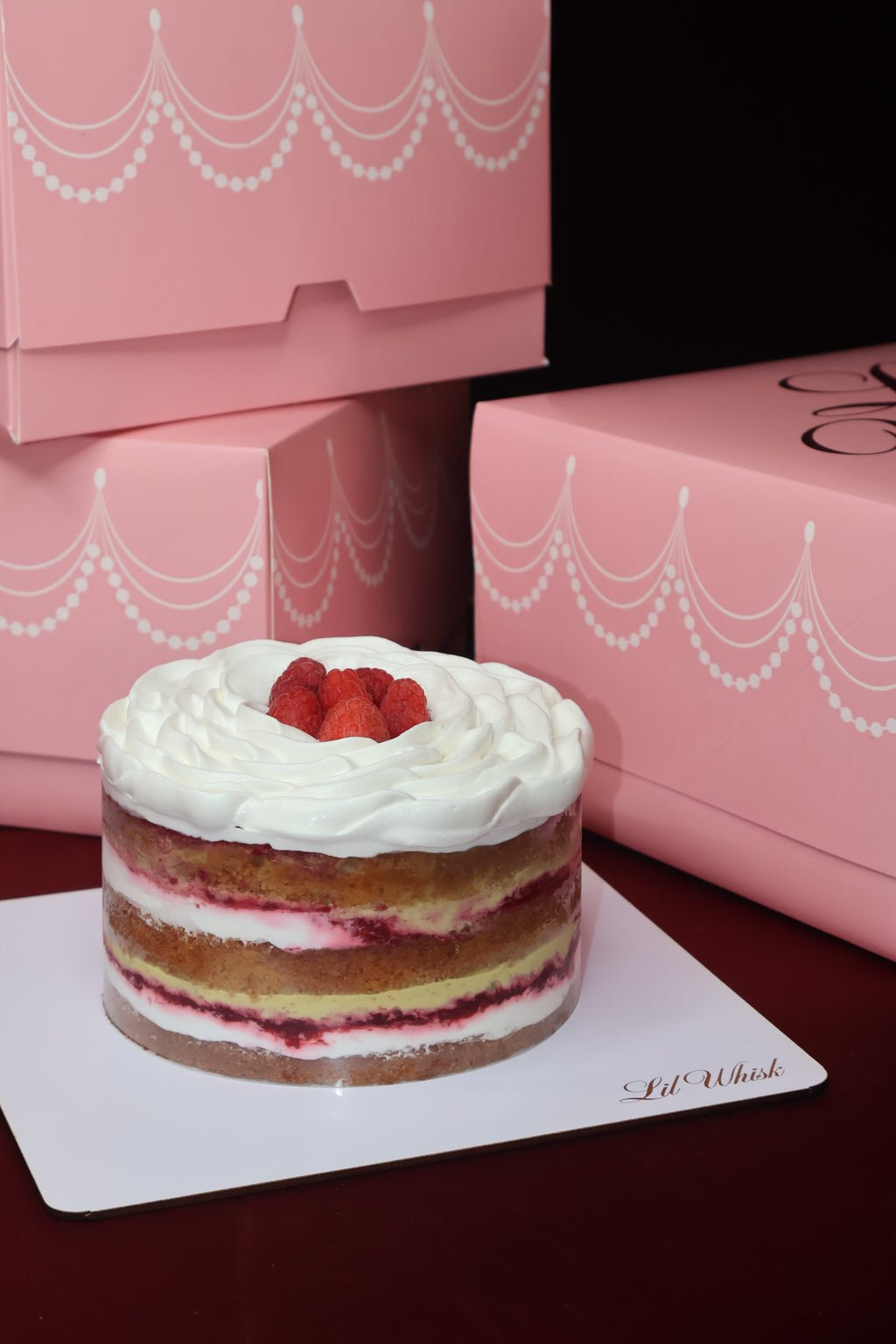 Pistachio Raspberry Cake