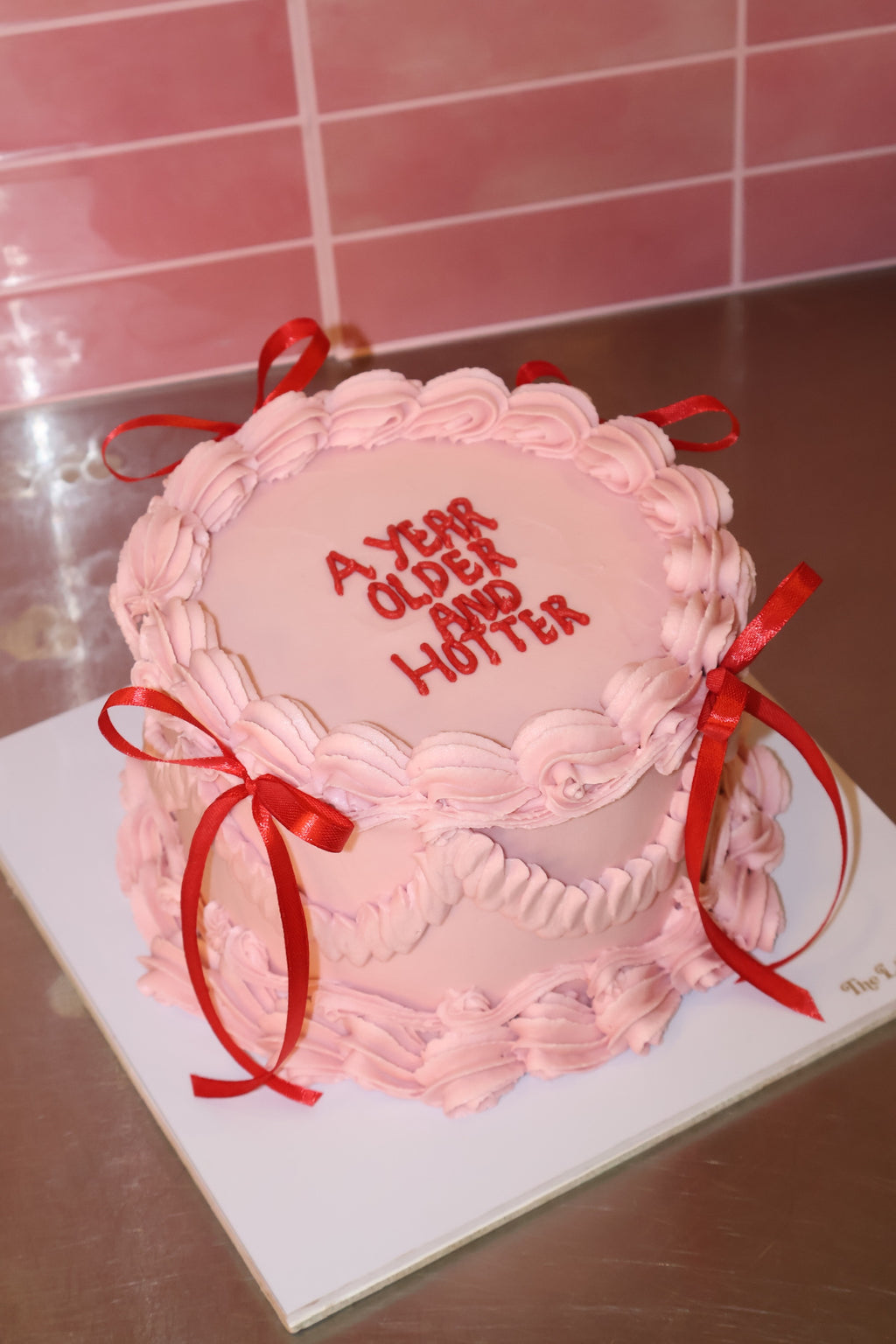 Ribbon & Frills Cake