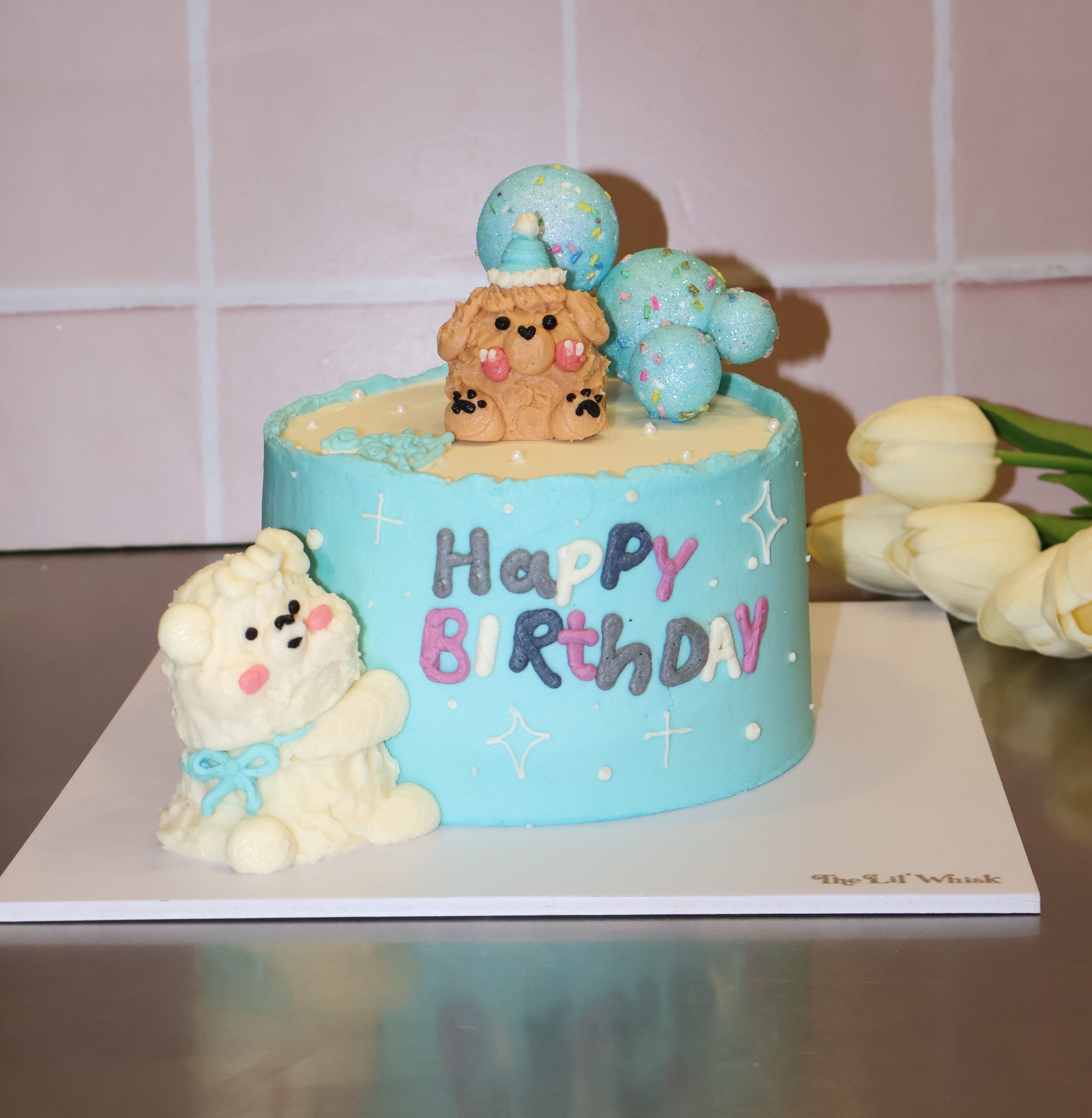 Sprinkles & Snuggles Cake