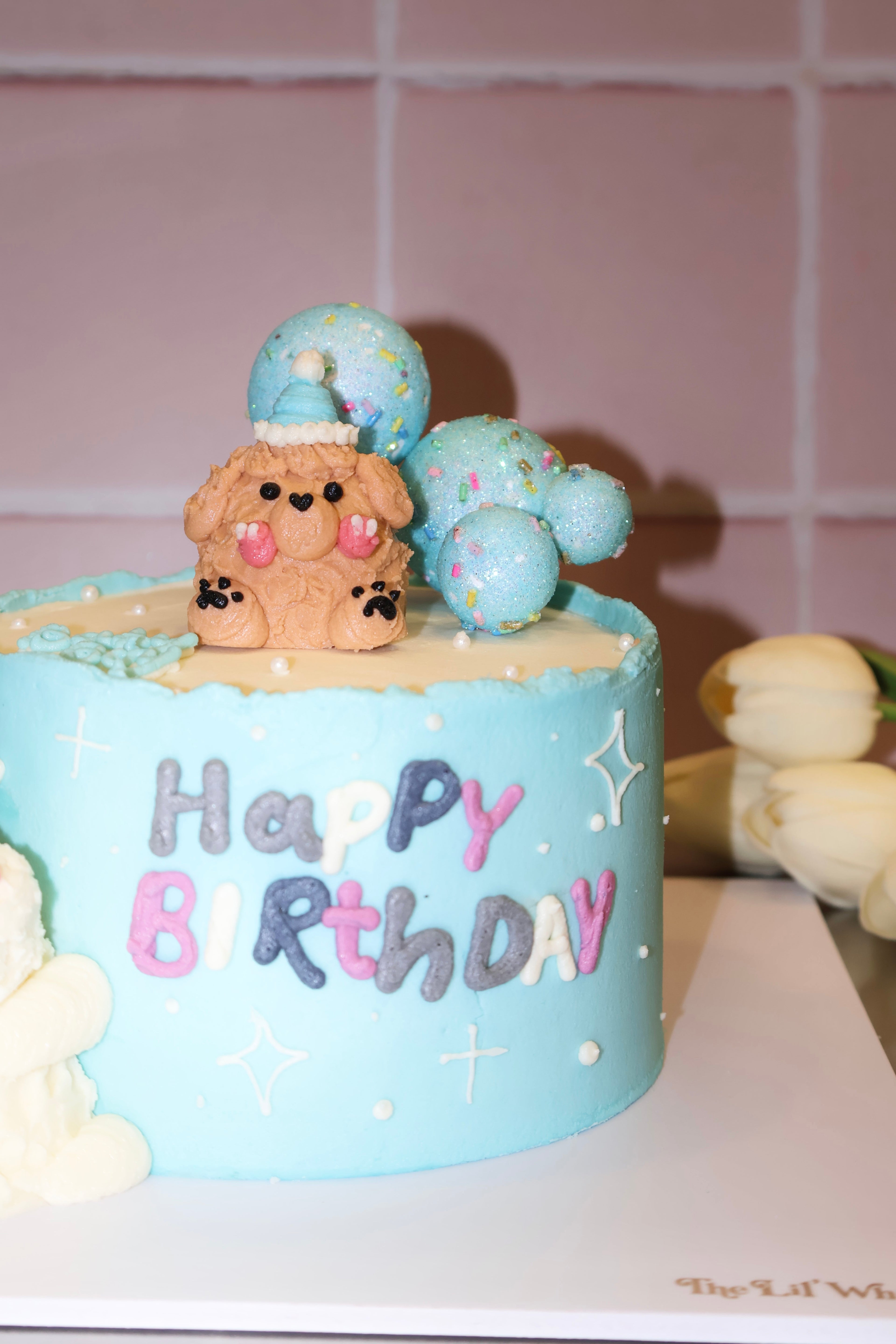 Sprinkles & Snuggles Cake