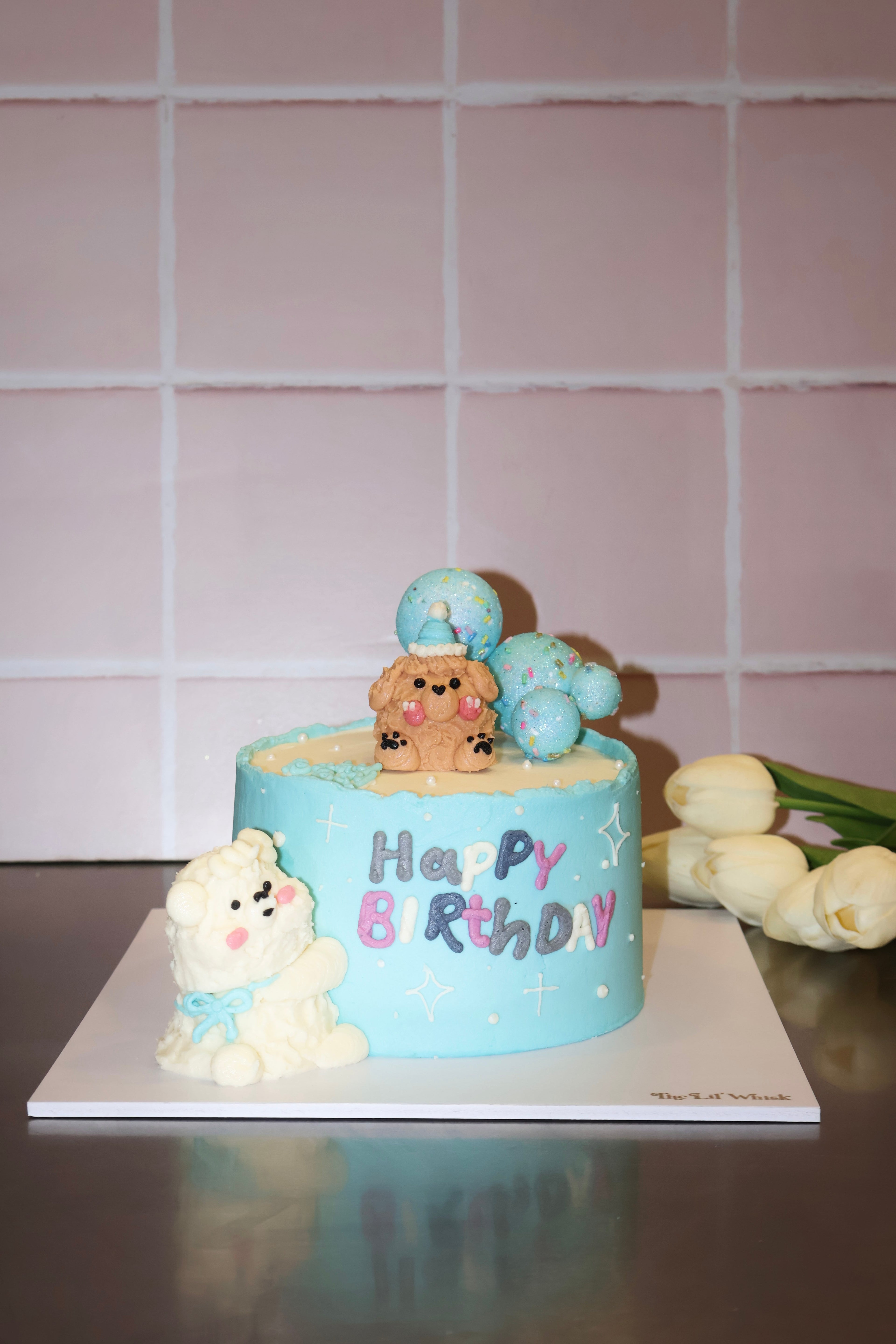 Sprinkles & Snuggles Cake