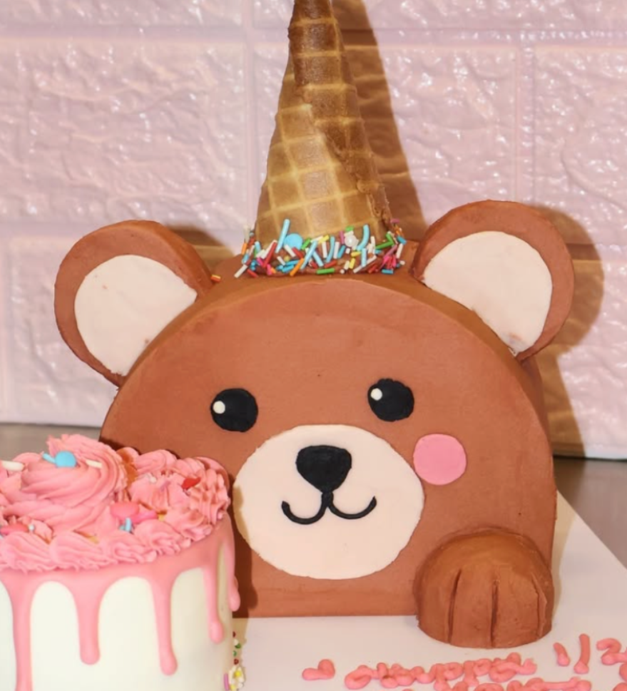 Ice Cream Teddy Cake